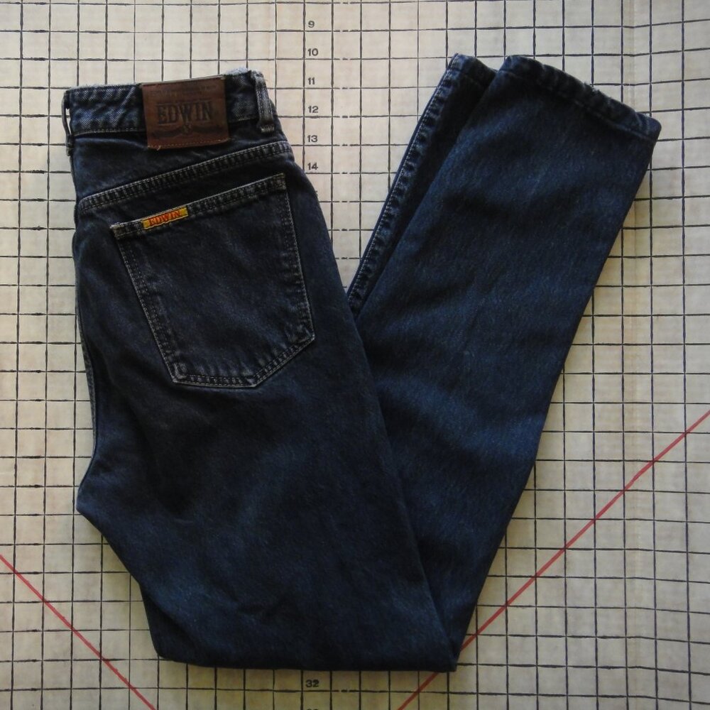 Edwin Jeans Men's Denim Blue Jeans Sz 29 x 30.5 Distressed Wear